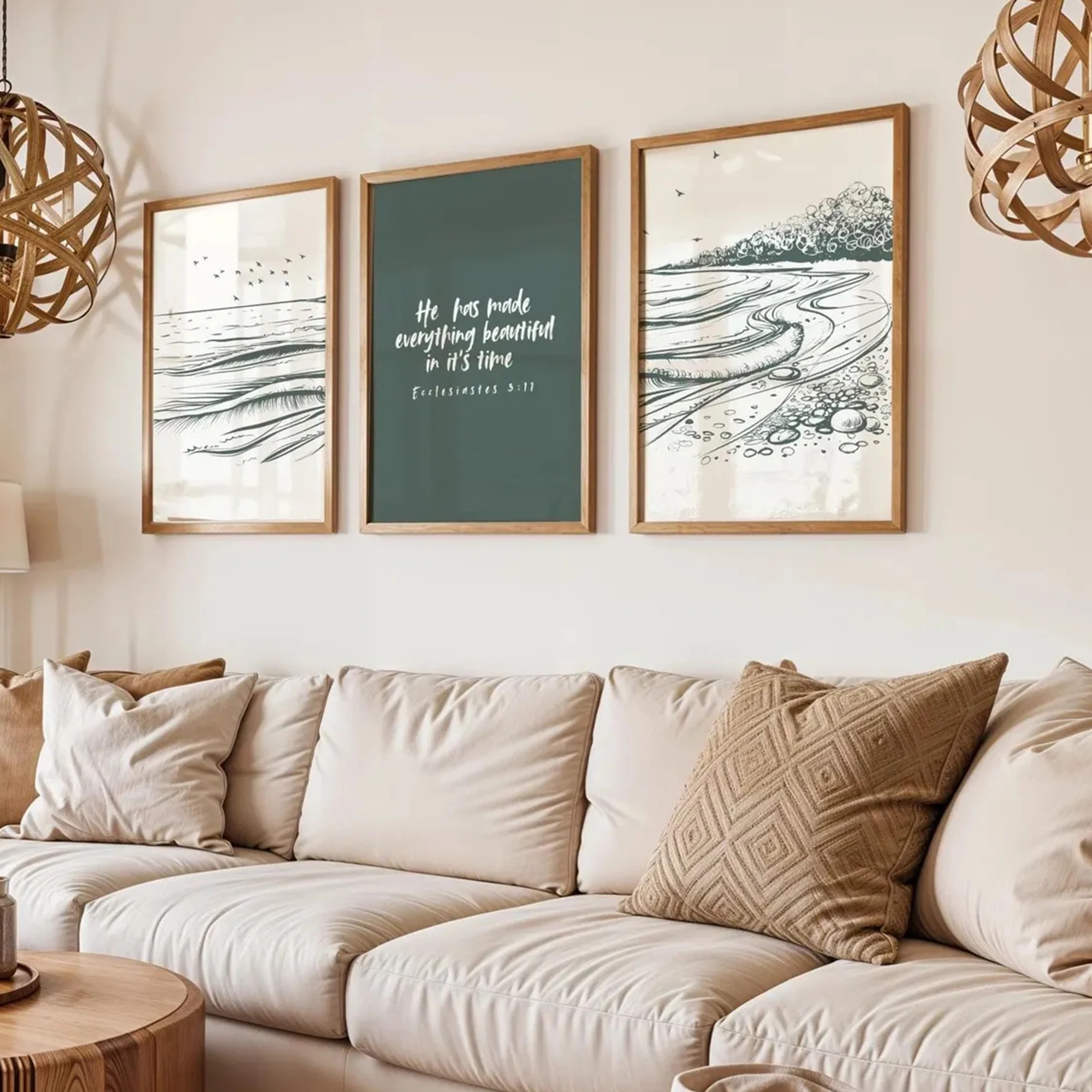 Gambar Poster Lukisan Kanvas C - Home Decor Quotes ulasan dan harga