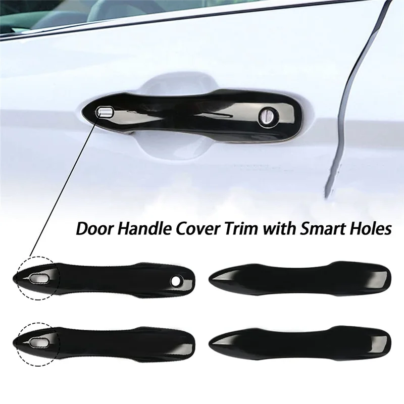 

Side Door Mirror Caps + Door Handle Covers Replace Accessories For Toyota Camry 2018-2023-X67A