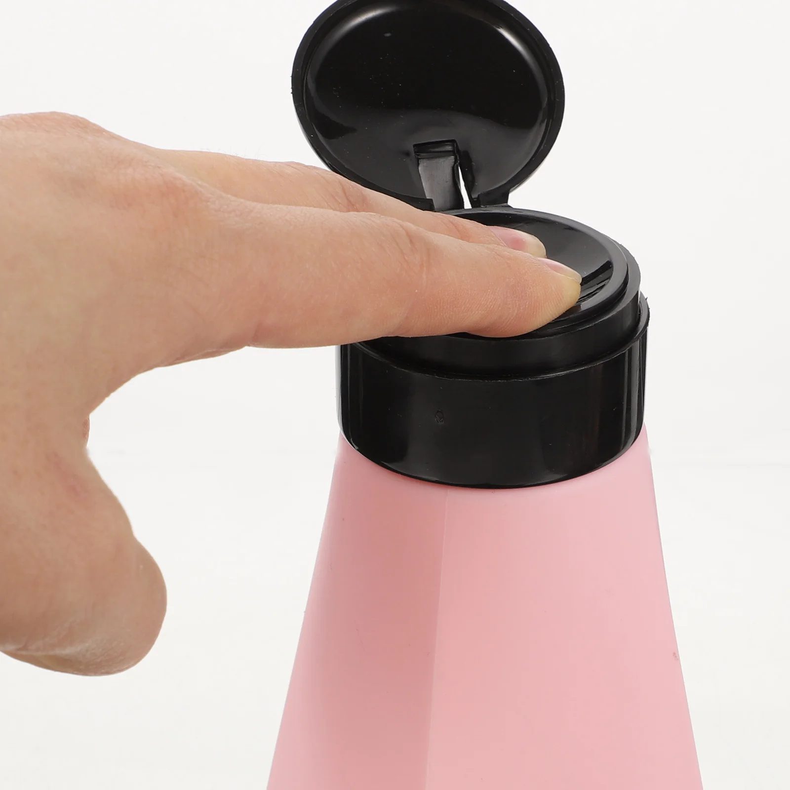 3 pezzi Bottiglie a pressione Dispenser per rimozione smalto a bocca larga Bottiglie con pompa vuote Contenitori per liquidi portatili Manicure