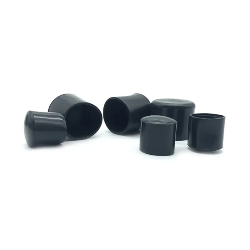 10mm round pipe plug PVC stainless pipe jacket rubber round jacket soft iron cover steel chair round foot cover