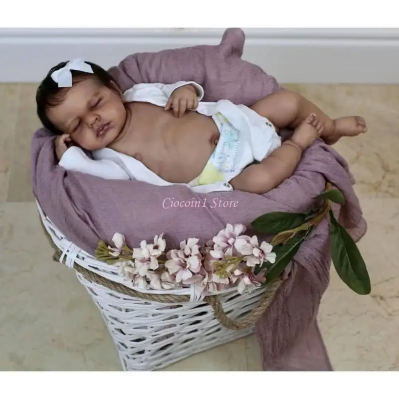 

Y1UB Realistic for Doll 20 Inch Unpainted Unfinished Newborn Sleep Baby