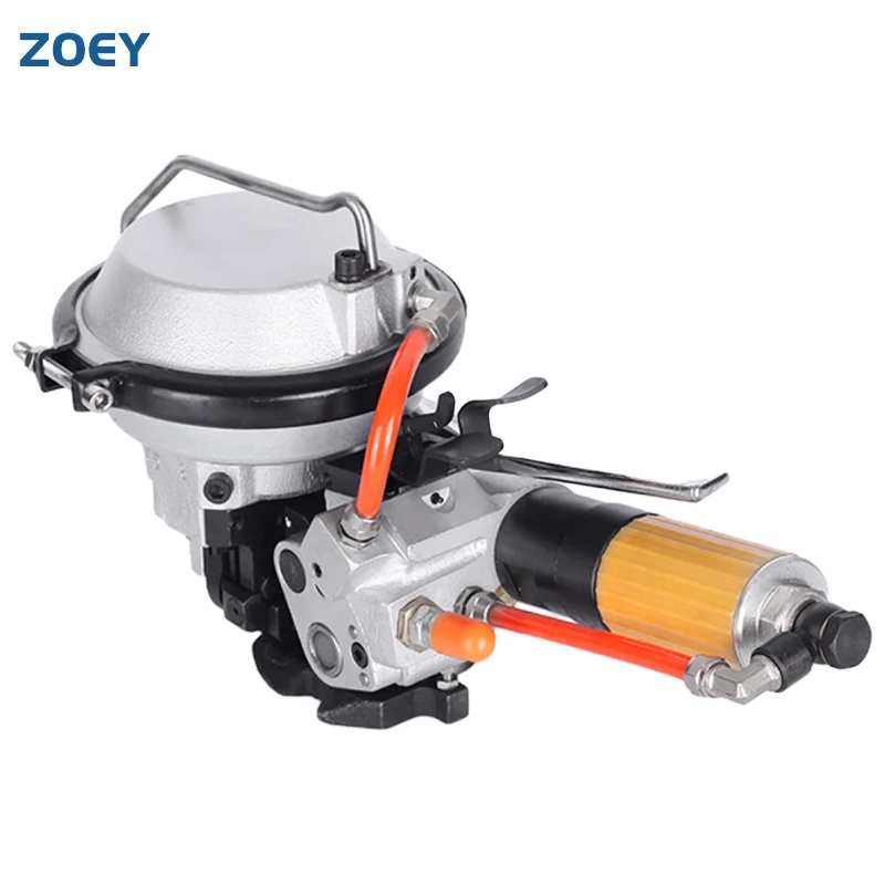 Pneumatic Steel Strapping Machine Metal Balers Packing Banding Tool for 3/4