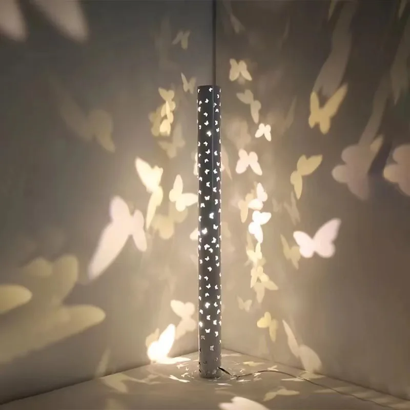 

Minimal floor lamp Nordic ins designer living room bedroom sofa corner vertical Internet celebrity butterfly floor lamp