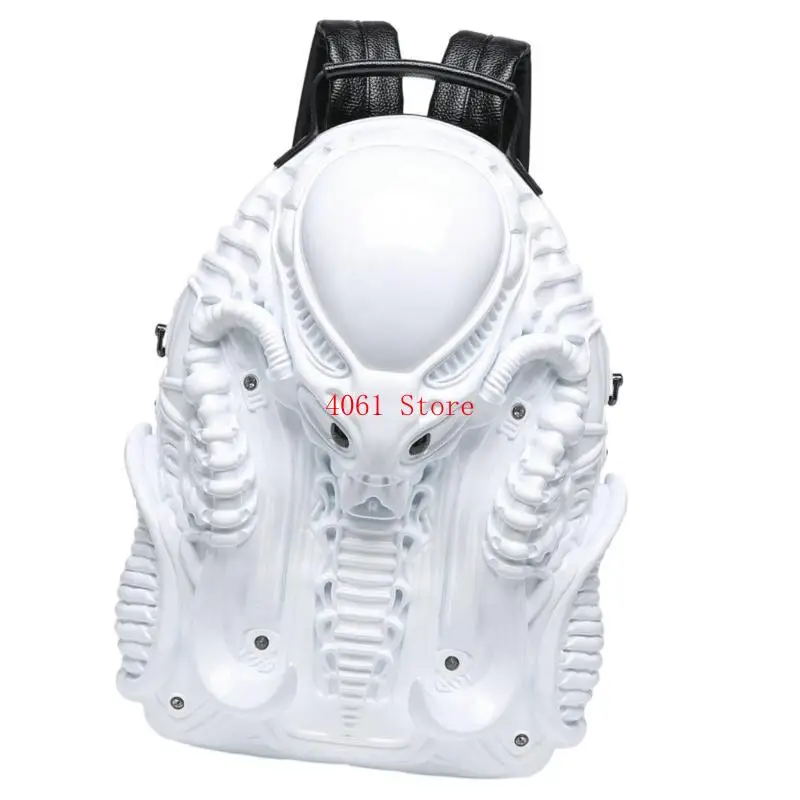 3D Xenomorph Shaped Backpack Halloween Backpack Novelty Backpack Travel Backpack Casual Daypacks for Man Woman