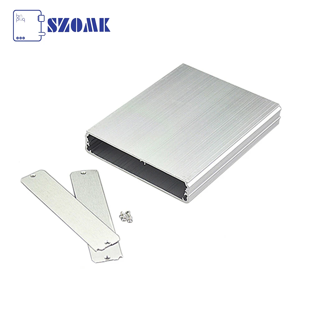 1Piece DIY Metal Aluminum Extrusion Project Box Enclosure 22(H)x104(W)x130(L) mm Cutting Length Custom Aluminium Electronics