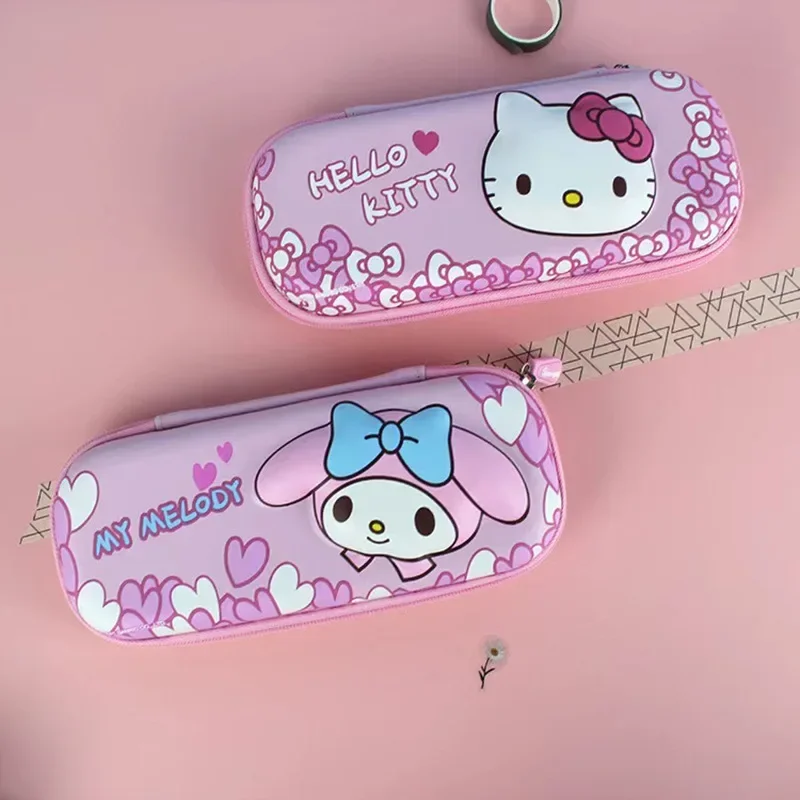 

Sanrio Kawaii Anime Cartoon series HelloKitty My melody Creative beauty value cute girl stationery box large capacity pencil bag