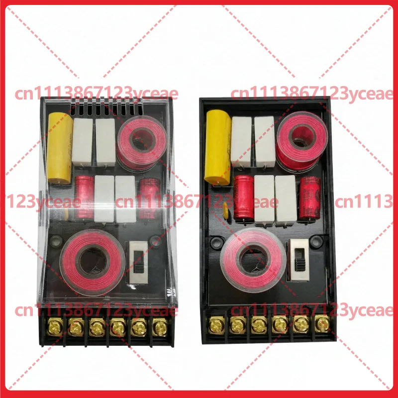 For Car Audio Modification 2‑Way Crossover 150W Speaker High Low Frequency Frequency Divider Unit