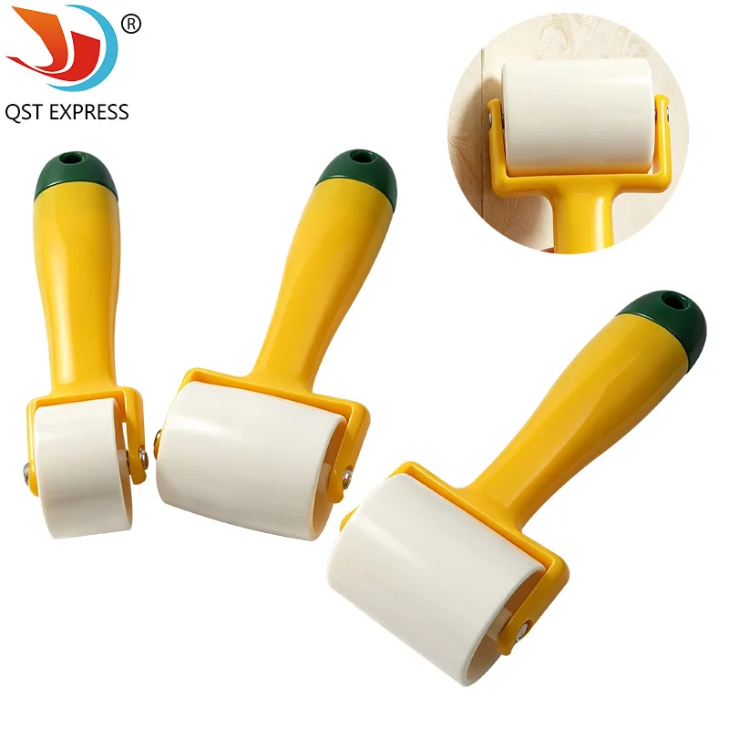 Plastic Wallpaper Seam Pressing Roller Wallpaper Installation Tool DIY Hand Tool for Wall Paper Seam Flattening Smoothing