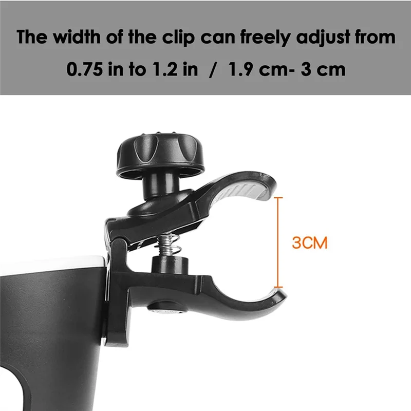 

GZMO Boat Rail Cup Holder Universal Drinks Holders 360 Degree Rotation Adjustable Clamp Boat Drink Holder,1Pcs