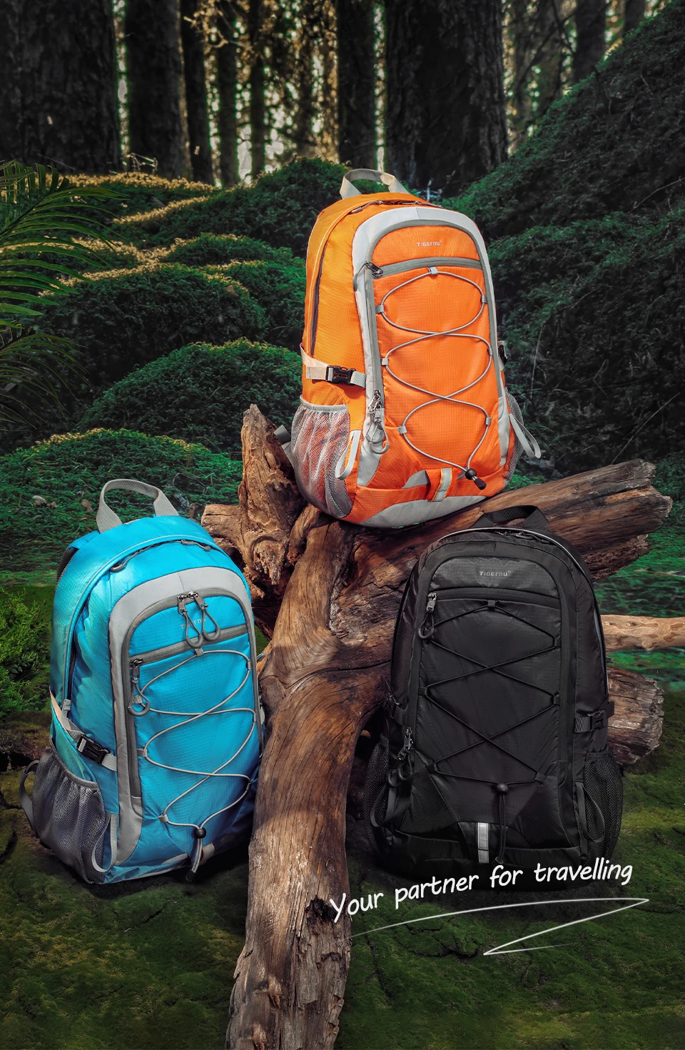 Tigernu Kletterrucksäcke für Herren, Outdoor-Tasche, wasserdichter Reiserucksack für Damen, leichter Sport-Rucksack für Herren, Wandertasche, Rucksack – Detail 1