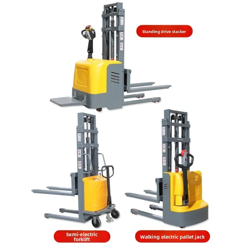 All-electric forklift stacker small automatic battery hydraulic stacking