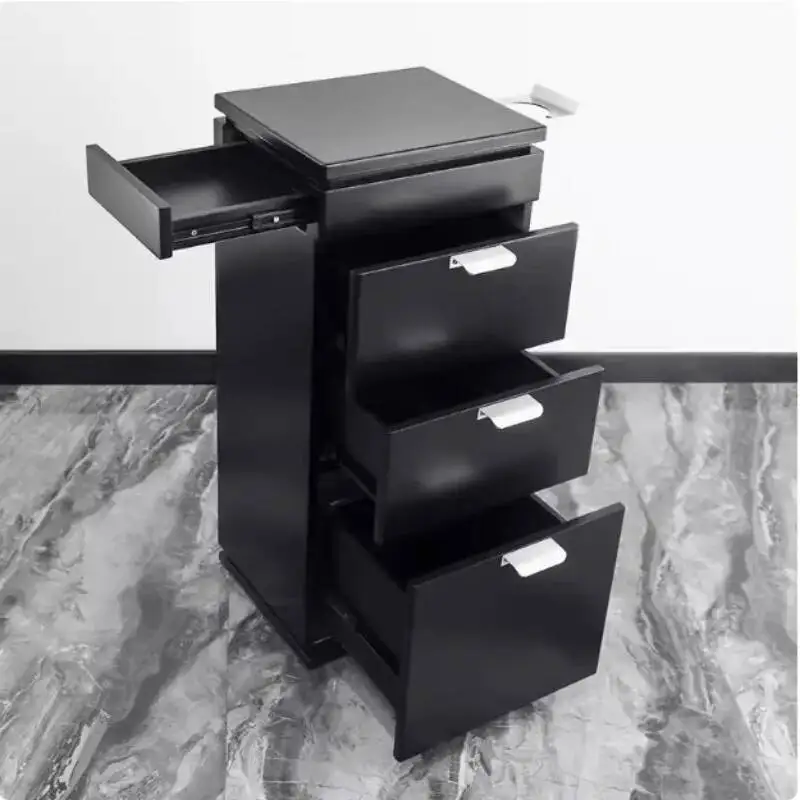 

Salon Tool Cabinet Specific Hairdressing Modern Simple Shelf Multifunctional Haircut Cabinet Salon Furniture Kosmetik Wagen FYST