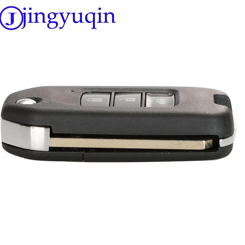 jingyuqin 2/3B Car Key Case For Honda Civic City Fit HR-V XR-V Folding Flip Auto Car Key Shell