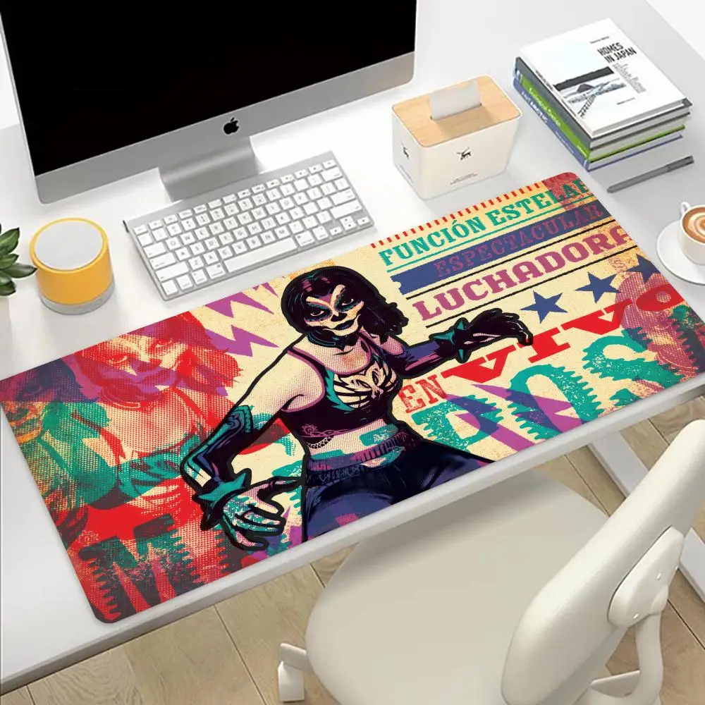 Mouse Pad Valorant Large rubber mouse Cute Stuff pad Laptop Gamer Cool with Desk accessories lock F_FortniteS edge