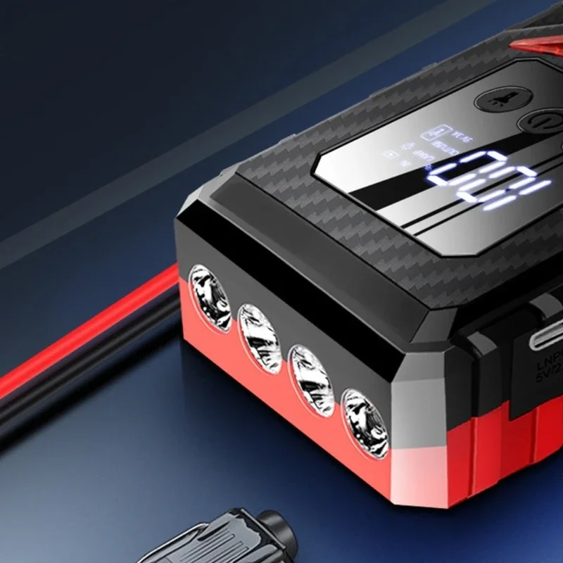 Reliable Jump Starter 8000A Battery 2298000mAh Power for 12V Vehicles Ensure a Smooth Every Time