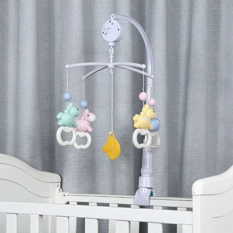 Baby Bed Toy Holder White Rattles Bracket Mobile Crib Newborn Crib Bracket Toy For 0-12 Month For Baby Gift