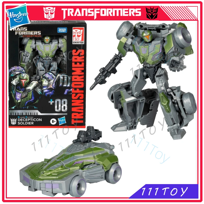 

In Stock Hasbro Transformers Classic Toys Gamer Edition Deluxe SSGE-08 Soldier Action Figure Robot Toy Collectibles Gift Hobbies