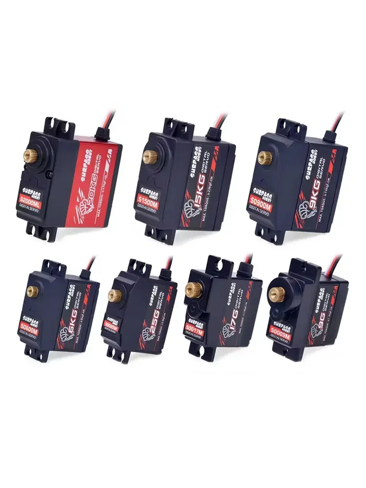 تجاوز هواية أجهزة رقمية 9G 17G 25G 6 كجم 9 كجم 15 كجم 20 كجم ميتال جير مايكرو سيرفو ل 1/8 1/10 RC سيارة طائرة طائرة روبوت شراعية