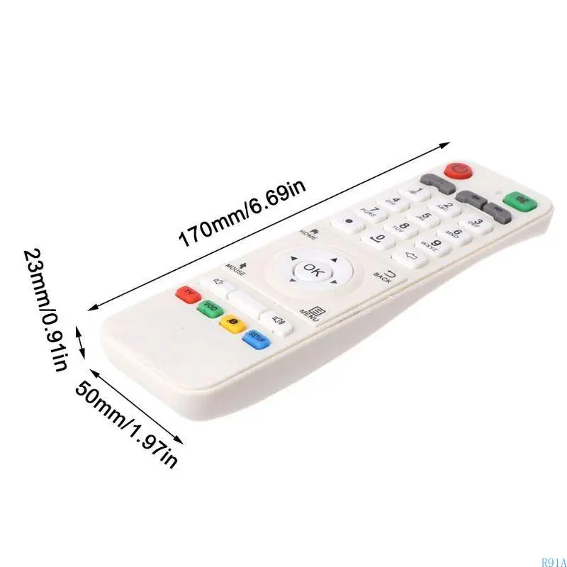 R91a para Lool Loolbox IPTV Box Great IPTV Modelo 5 6 Accesorios caja árabe White