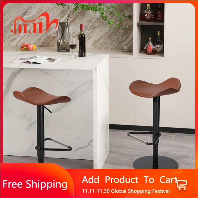 

Barber Ultralight Bar Stools Ancient Italian Light Luxury Unique American Bar Stools Counter Personalized Muebles Furniture