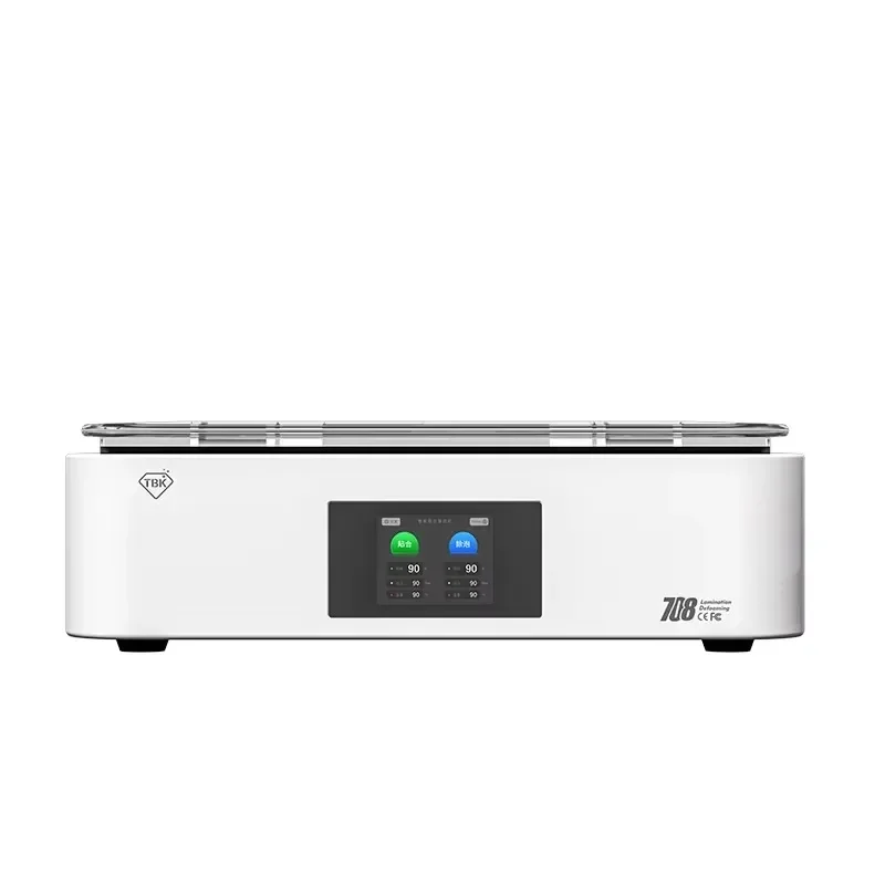 TBK 708 Screen Laminating Machine for 7-inch Devices with Integrated Defoaming Chamber for Electronic Device Repair of Phones