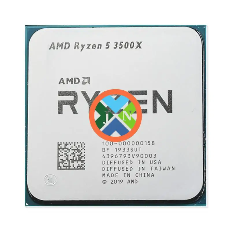 Top AMD Ryzen 5 3500X R5 3500X 3.6 GHz Six-Core Six-Thread CPU Processor 7NM 65W L3=32M 100-000000158 Socket AM4