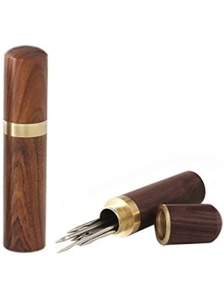 

Pack Wooden Toothpick Holder Portable Toothpick Dispenser Bucket Toothpick Holder Mini box Pocket