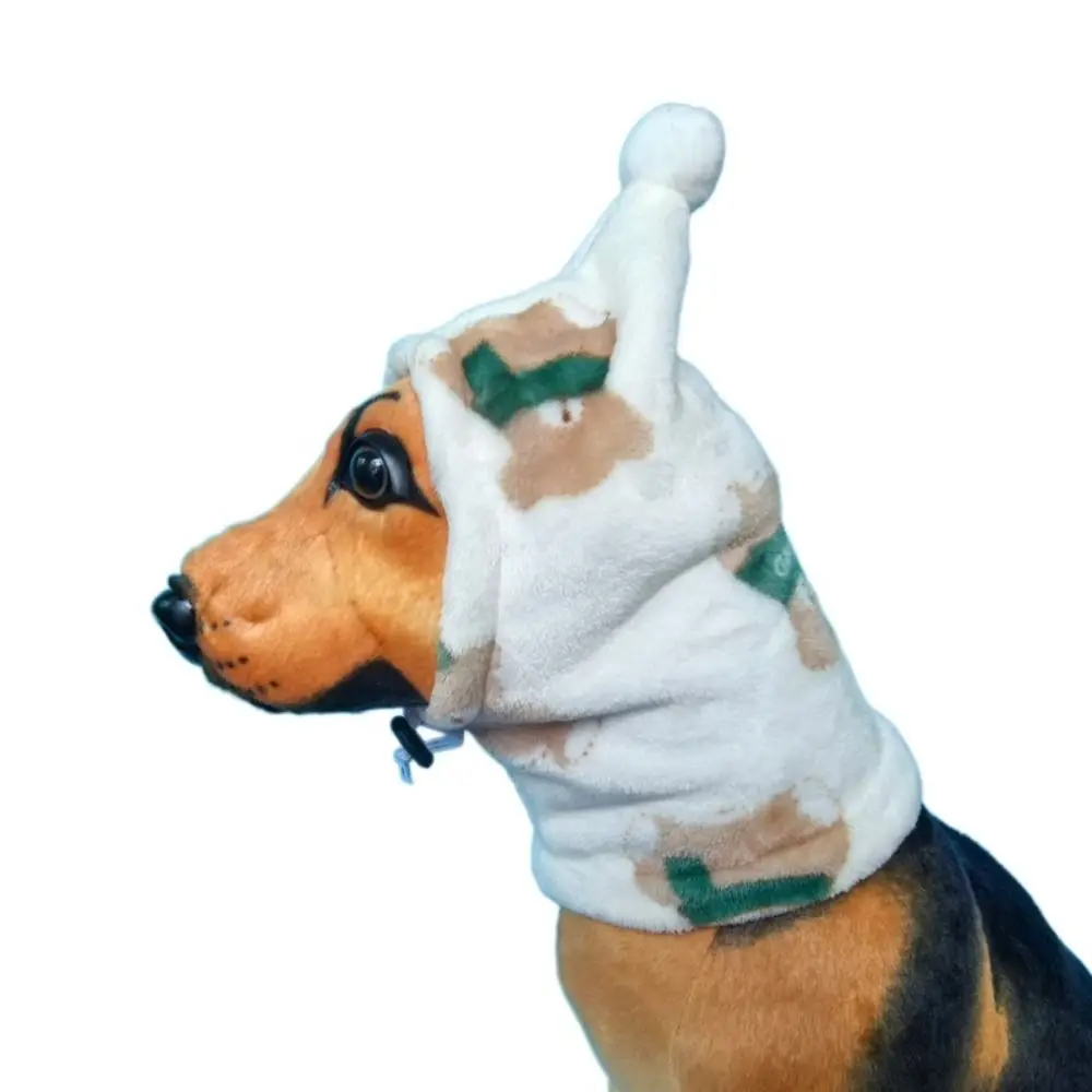 لطيف غطاء رئيس الكلب تهدئة غطاء للأذنين الكرتون الضوضاء واقية قبعة الحيوانات الأليفة الدفء القلق الإغاثة جرو كاب