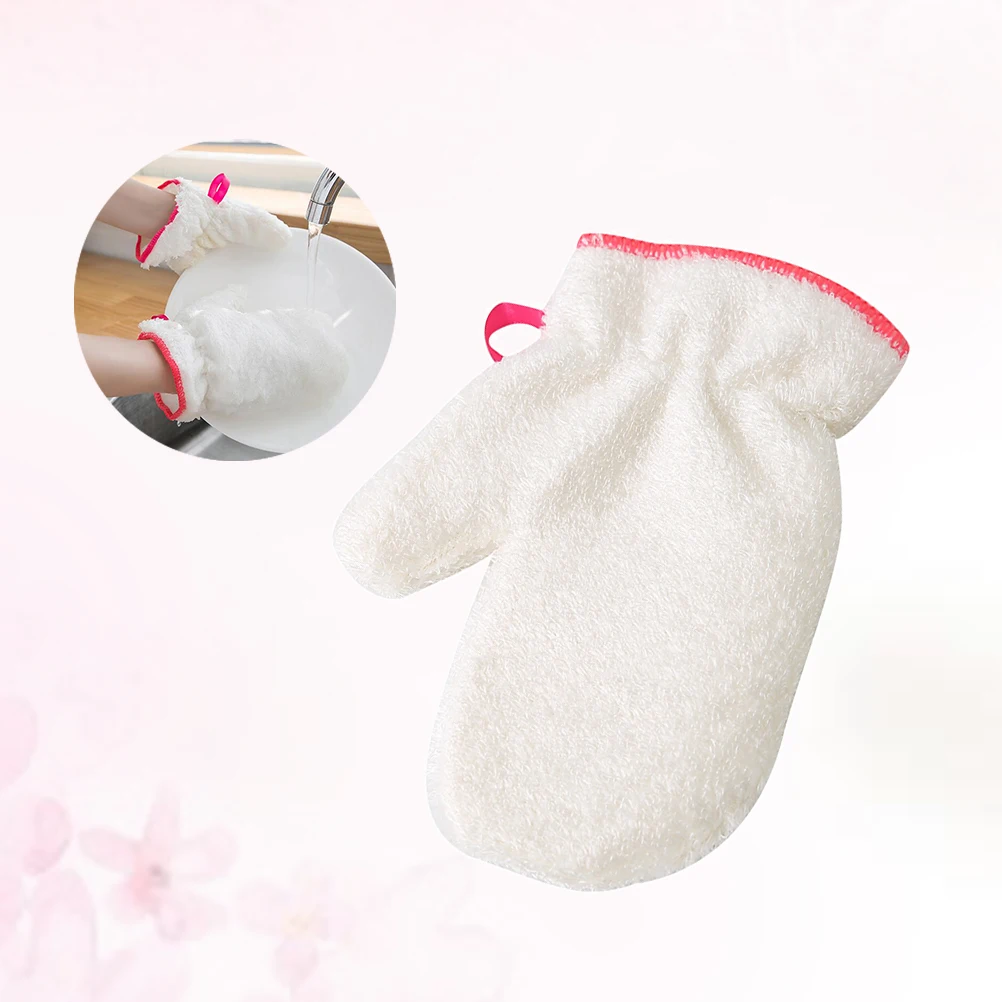 

Waterproof Gloves Kitchen Cleaning Fiber Dishwashing Non slip Bamboo Household Eco Friendly Durable Water Absorption Strong