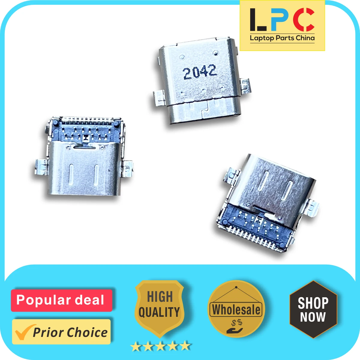 DC Jack For Lenovo ThinkPad X1 Tablet 1st Gen USB Type-C DC Power Jack Charging Port Socket Connector