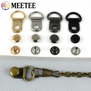10/20/50 ensembles 9*14mm métal D anneau boucle randonnée escalade bottes connecteur fermoir sac sangle chaussures mousqueton Installation ongles artisanat
