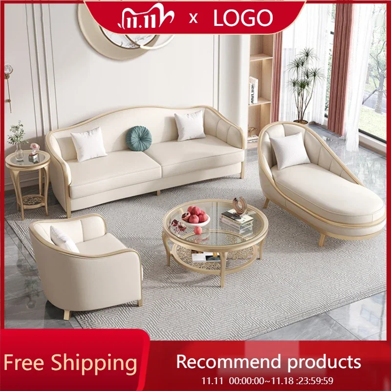 Luxury Modern Living Room Sofas Single Two Seater European Recliner Lazy Sofas Floor Nordic Divani Da Soggiorno Home Furniture