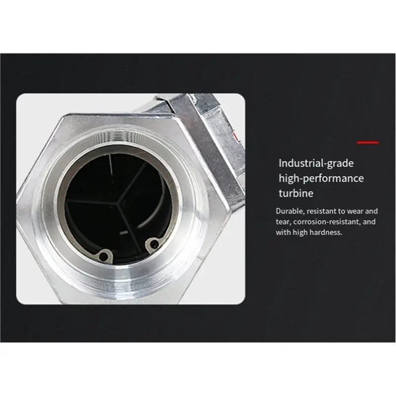 High-Precision 1.5Inch Digital Display Turbine Flow Meter Measuring Fuel For Diesel Water Methanol