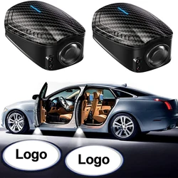 2pcs Car Logo Wireless Courtesy Car Door Projector Led Shadow Lights Lamp Car Accessories For Benz