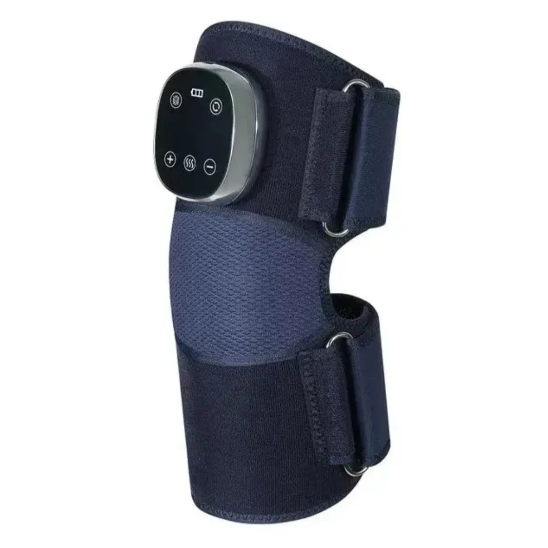 In Stock Leading Healthpal ODM Therapy Knee Vibration Massage Belt Machine Wholesale Electrical Heating Knee Massager Wireless