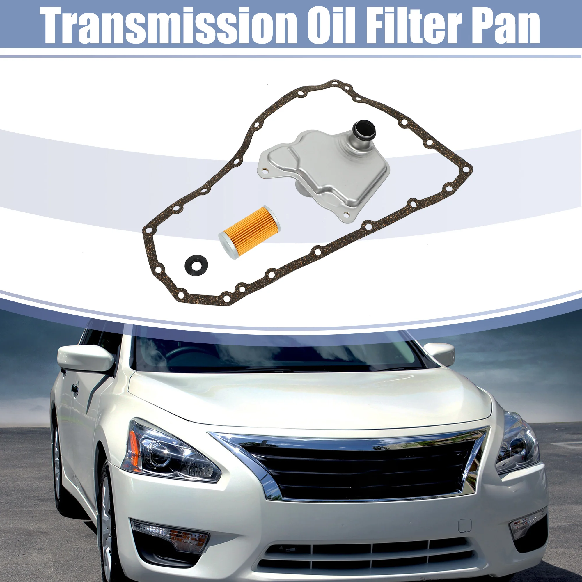 UXCELL 31728-29X0D 31726-28X0A Transmission Filter Oil Pan Gasket for INFINITI QX60 2016-2017 for Nissan Murano 2016-2020