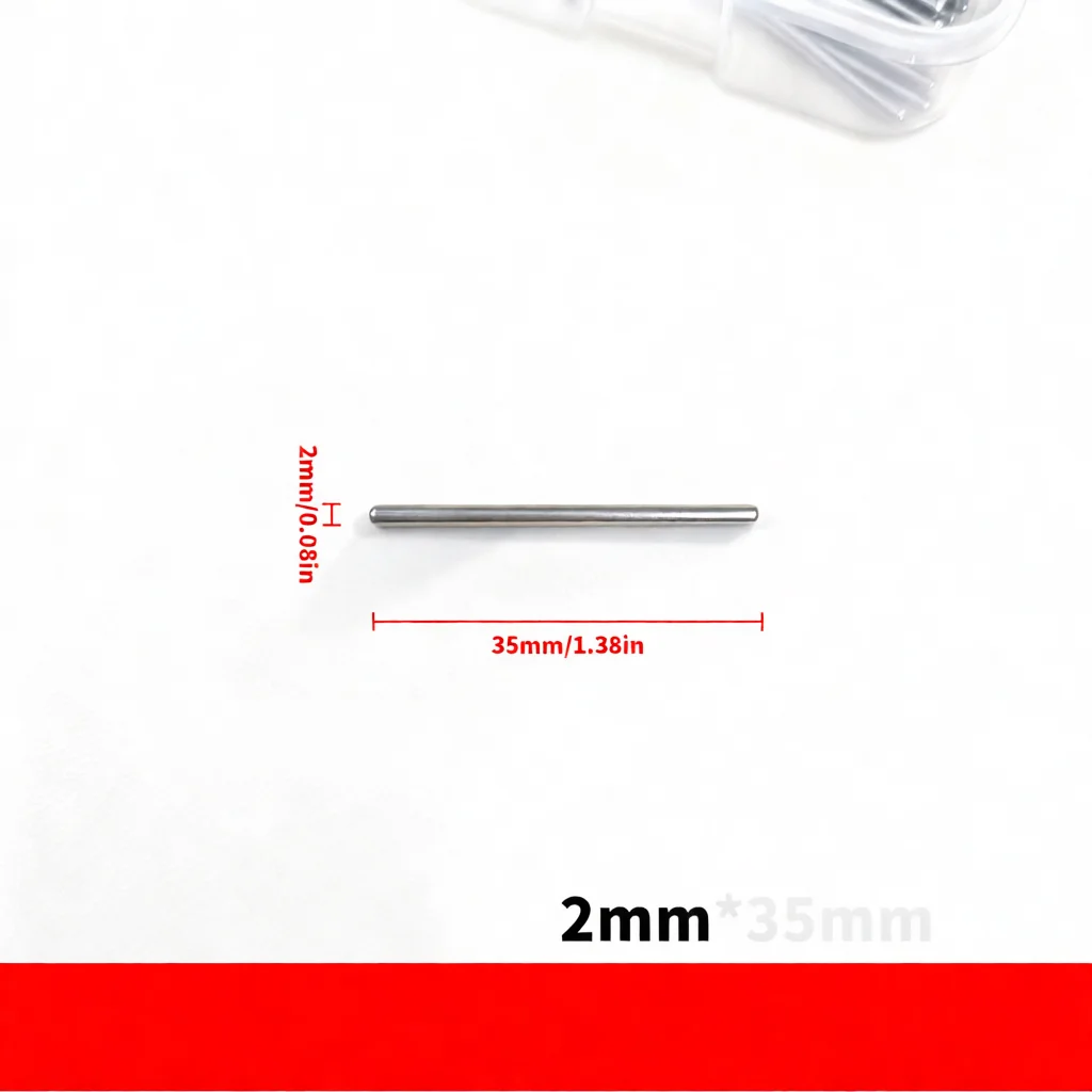 304 Stainless Steel Solid Dowel Pin Cylindrical Transmission Shaft Positioning Rod Metal Fastener For Precision Component DIY
