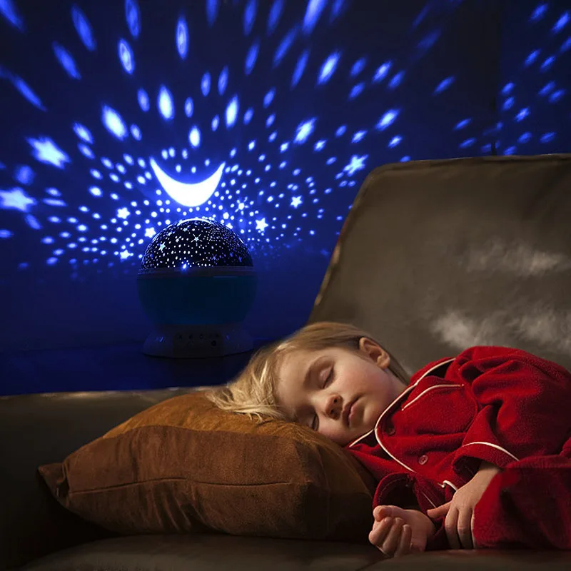 Proyector de galaxia de cielo estrellado giratorio, luces LED nocturnas, planetario, dormitorio de niños, lámparas de noche de estrellas, luz de luna, lámparas de regalo para niños