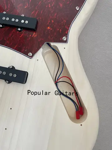 DIY जेबी बेस गिटार किट बेसवुड बॉडी मेपल नेक टेकवुड फिंगरबोर्ड 4-स्ट्रिंग 8 best sales बास गिटार बॉडी - №1