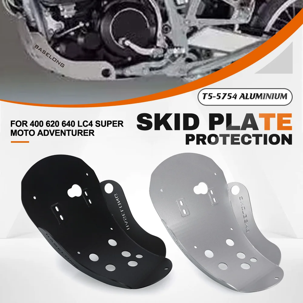 

For 400 620 640 ADVENTURE LC4 1997-1999 2000 2001 2002 2003 2004 2005 2006 2007 Skid Plate Engine Chassis Protective Cover Guard