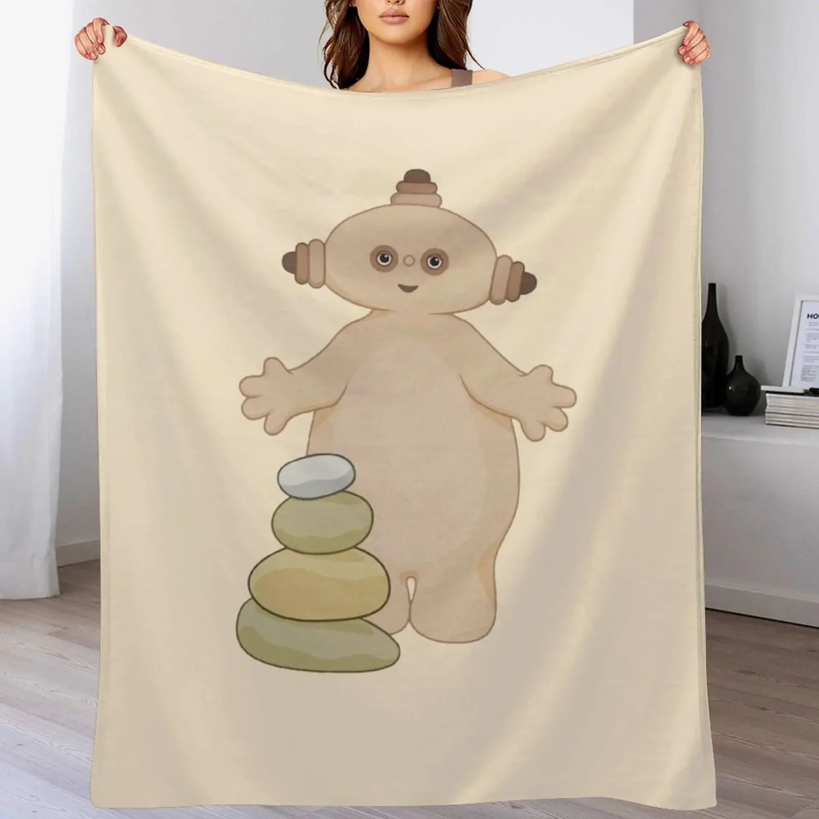 

Makka Pakka In the night garden Throw Blanket Vintage Soft Big Decorative Sofas funny gift Blankets