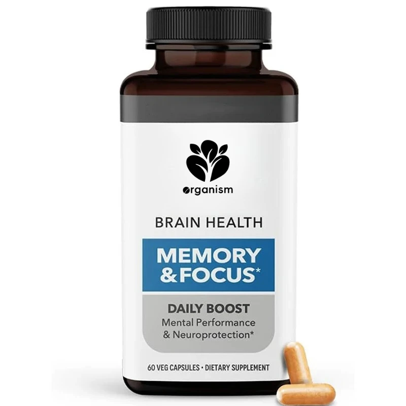 

Boosts Cognitive Performance & Healthy Brain Function - Gotu Kola Ginkgo Phosphatidylserine Coffee Fruit & Propolis -60 Capsules