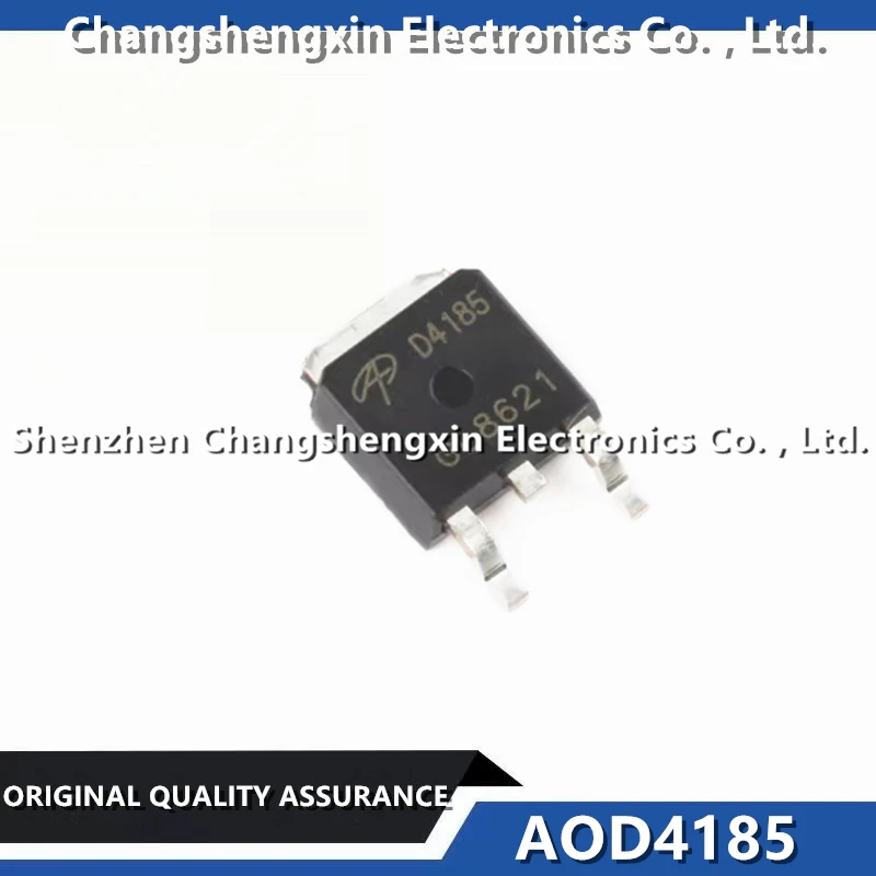 50 Pieces AOD4185 New Original P-Channel 40 V 40A (Tc) 2.5W (Ta), 62.5W (Tc) Surface Mount TO-252 (DPAK) MOSFET