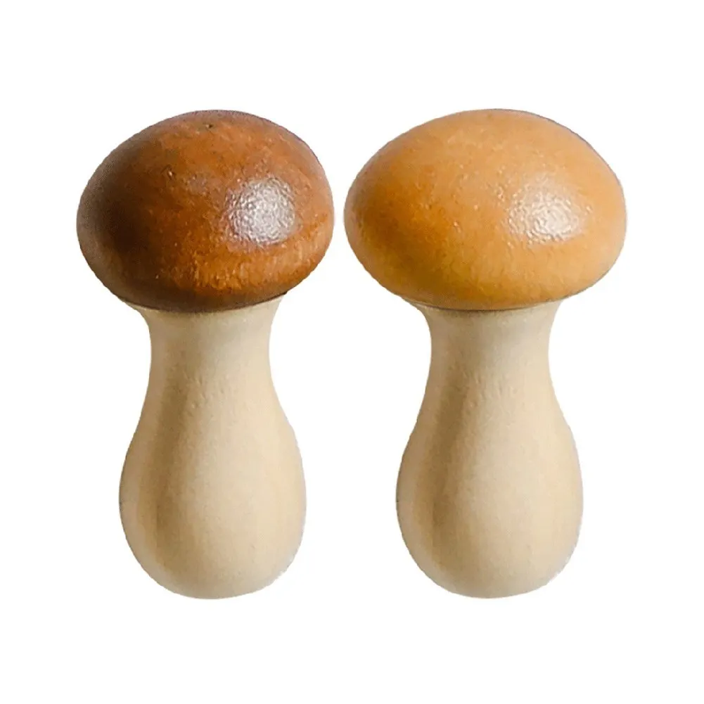 

2Pcs Mini Cute Wood Mushroom Chopstick Holder Chinese Korean Japan Wooden Rack Chopsticks Stand Shelf Home Decoration Kitchen