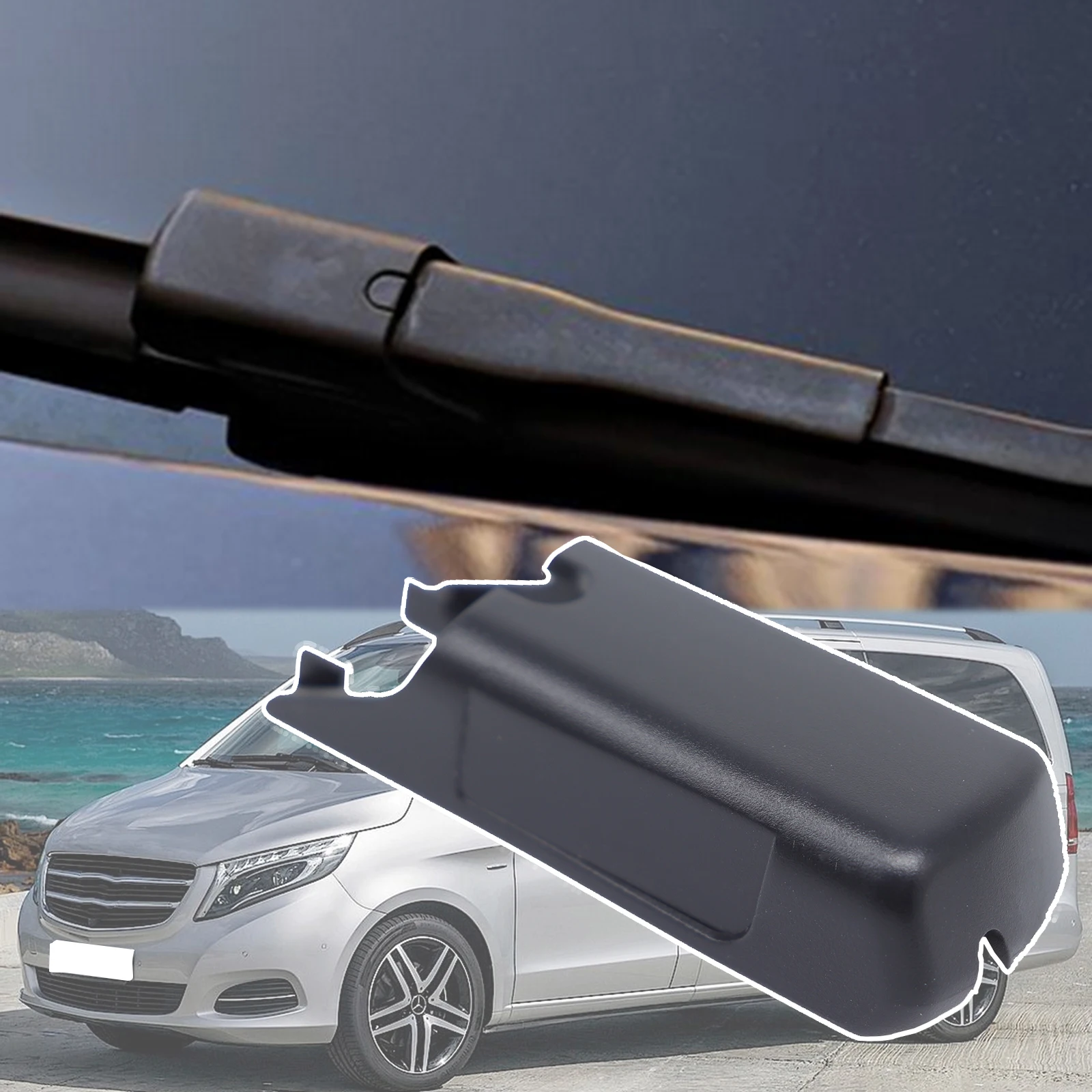 

For Benz A C GLC B Class Vito W246 W213 X253 Front Windscreen Wiper Arm Rocker Nut Cover Bolt Cap Rivet 2016 - 2019 2020 2021