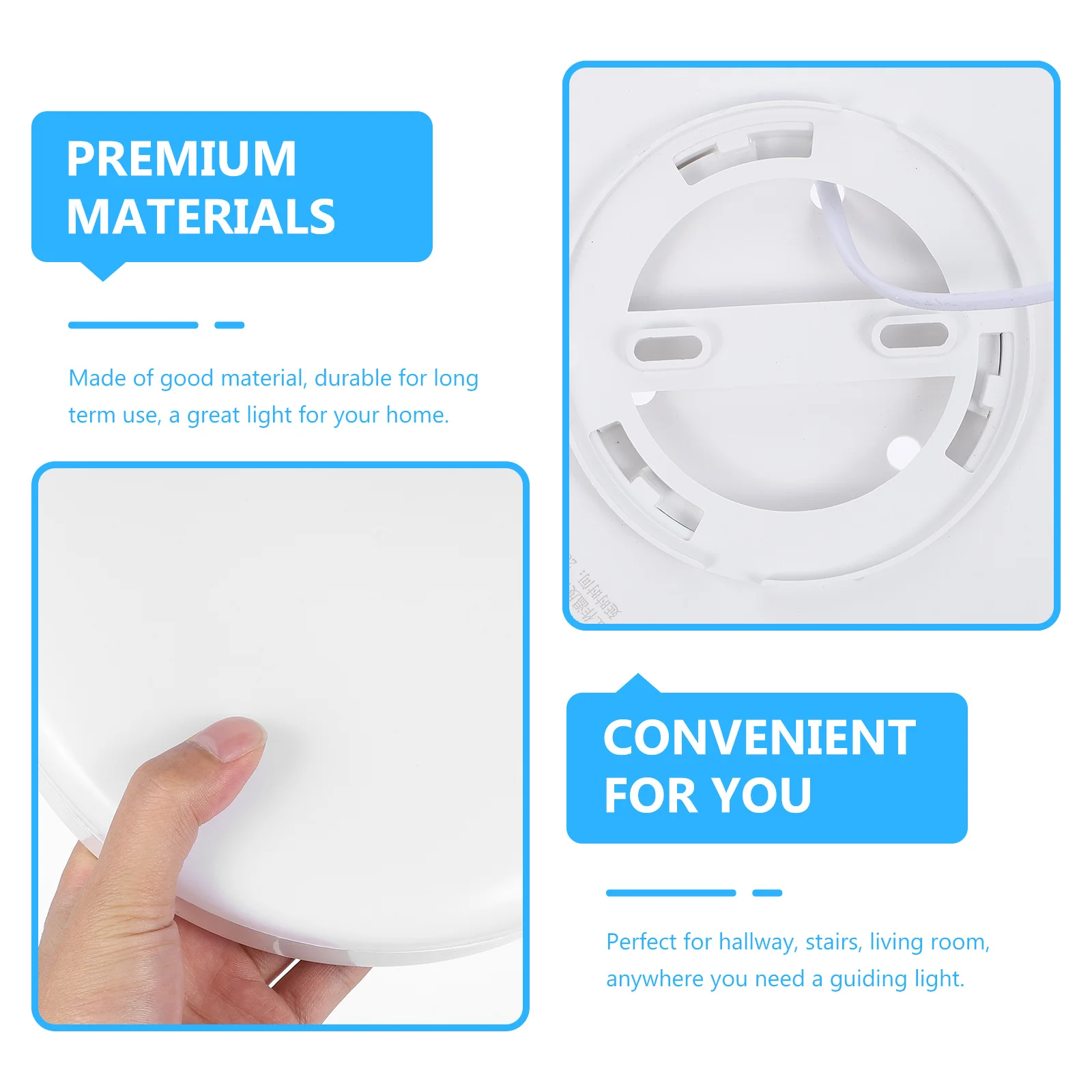 

Led Motion Sensor Ceiling Automatic Night For Bedroom Stairs Corridor Hallway Radar Sensor Light Indoor Use Durable Bright Light