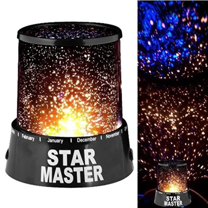 ZK40 Creative 3D LED Starry Night Sky Projector Lamp Stars light/Battery Powered LED Room Decorative Table Night Lamp