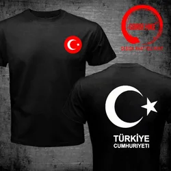 Turkey Flag T Shirt Men Turkish TUR T-shirt Nation Team 100%Cotton Fans Tops Streetwear Fitness Tshirt Turkish Turk Country Tees