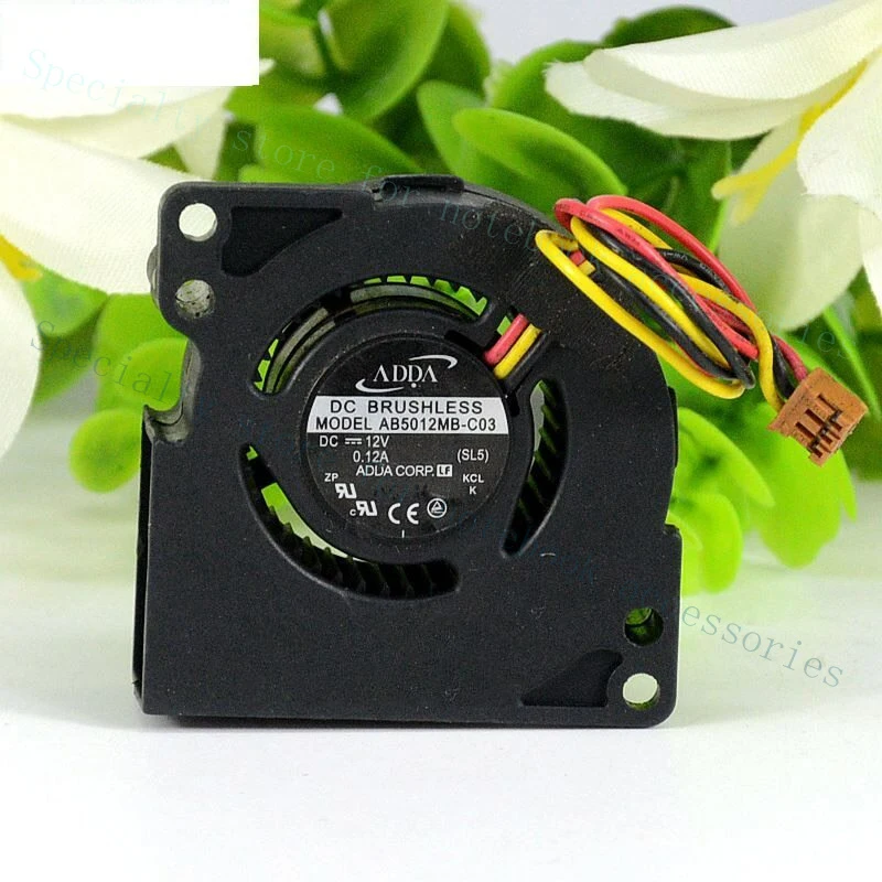

Вентилятор для сервера A+ ADDA AB5012MB-C03, 12В, 0.12А, 50x50x20мм, 3-контактный, 50мм кулер