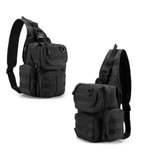 

2024 NEW Chest Sling Bag Men's Riding Bags Hunting Gun Holster Backpacks Climbing Molle Fishing Pouch Archer Shoulder chest bag